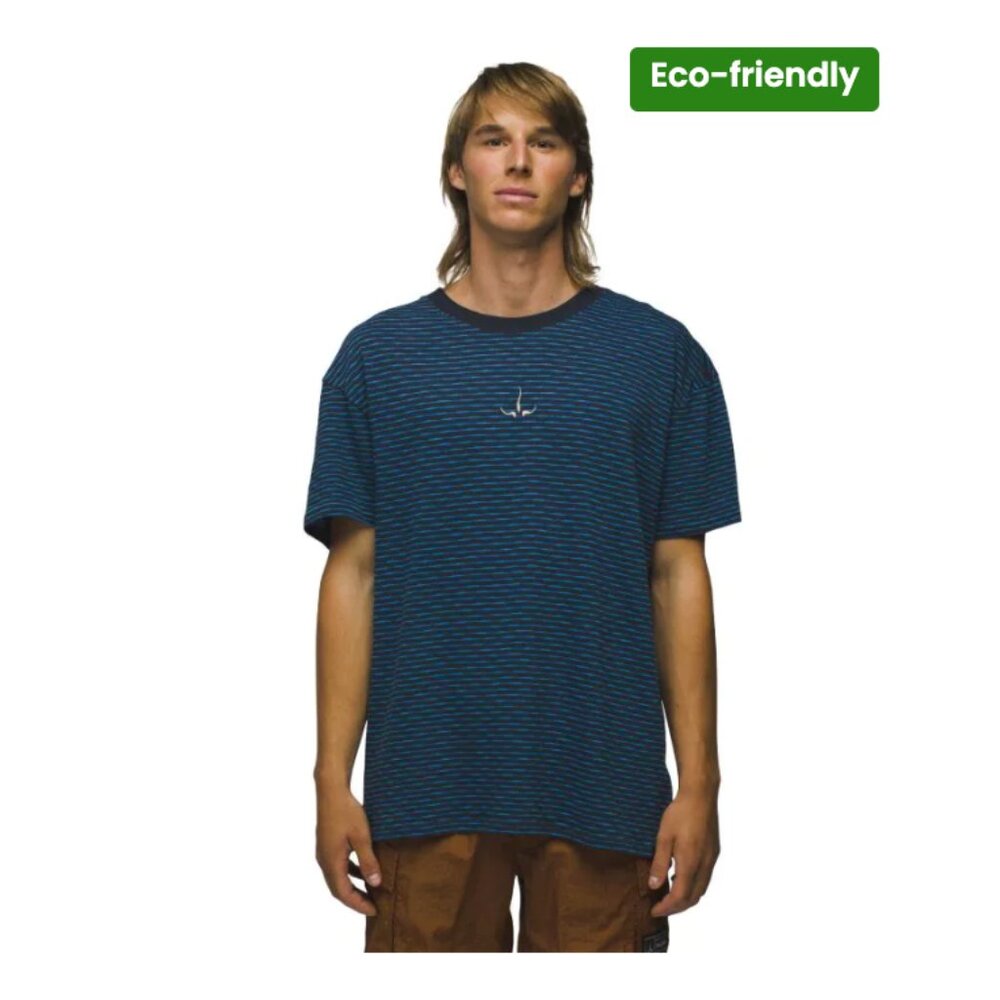 Prana Paxton Striped SS Tee - T-shirt - UNISEX - Sizing is Mens Medium